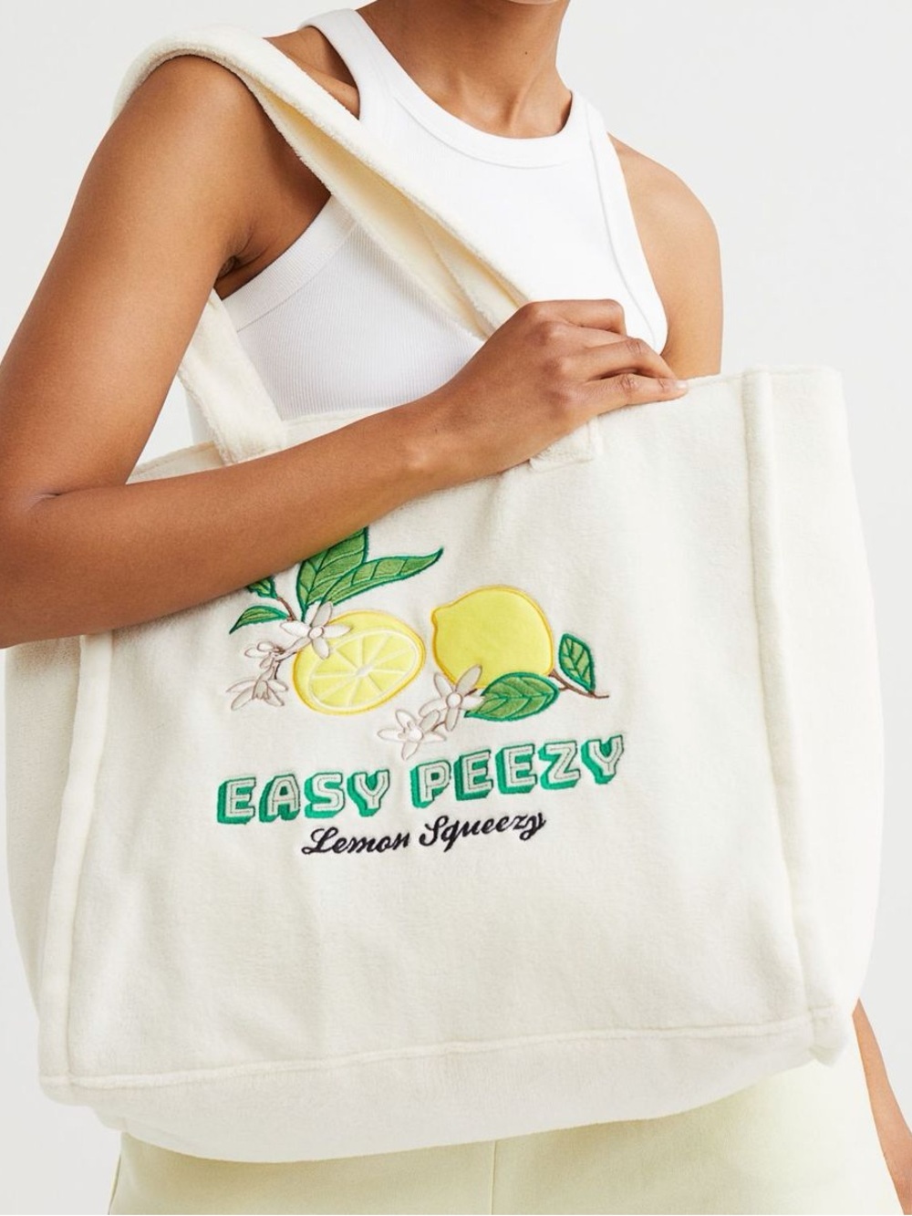 H&M Easy Peezy Lemon Squeezy Tote